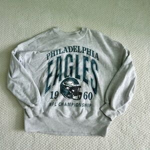 Abercrombie & Fitch Philadelphia Eagles Crewneck Sweatshirt Size Small
